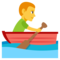 Man Rowing Boat emoji on Emojione